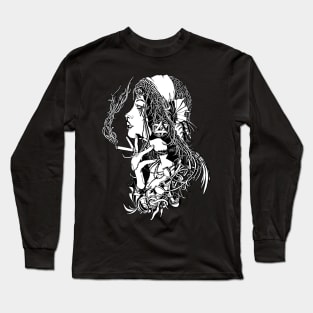 Nomadic by necessity | Visionary Art Long Sleeve T-Shirt